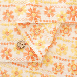 Cotton Lawn Lace Fabric - Flower - nomura tailor