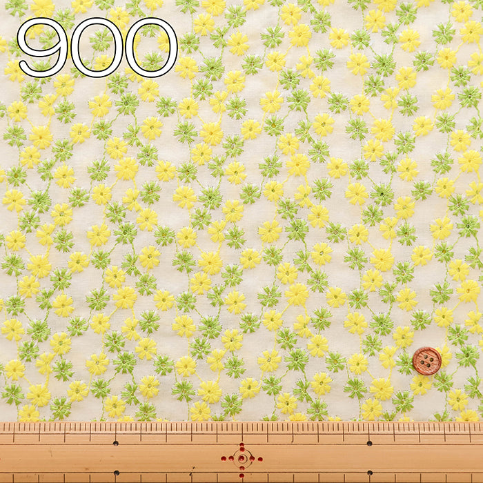 Cotton 60 Lawn Lace Fabric - Petit Flower - nomura tailor
