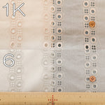 Cotton Lawn Lace Fabric - Dot Stripe - nomura tailor