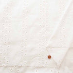 Cotton Lawn Lace Fabric - Dot Stripe - nomura tailor