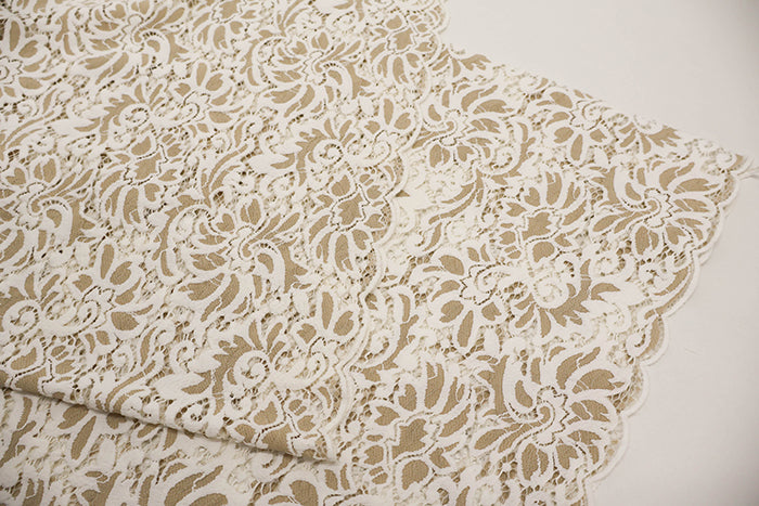 C/N Raschel Lace Fabric - nomura tailor
