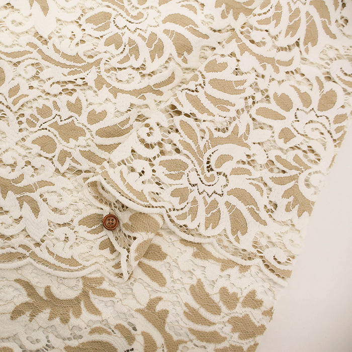 C/N Raschel Lace Fabric - nomura tailor