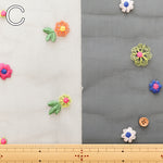 Made in China  Nylon Tulle Embroidered Fabric - Flower - nomura tailor