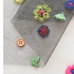 Made in China  Nylon Tulle Embroidered Fabric - Flower - nomura tailor