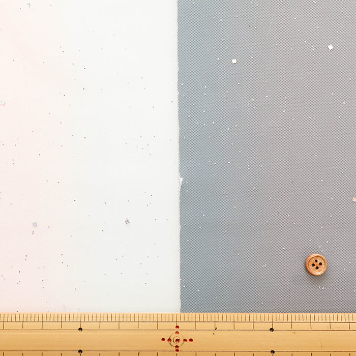 Made in China Nylon Gradient Glitter Tulle Fabric - nomura tailor