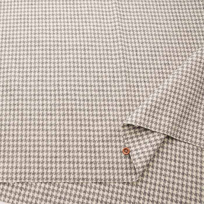 Wool tweed fabric Staggered - nomura tailor
