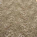 Cotton 60 Lawn Double Lace Fabric - Flower - nomura tailor