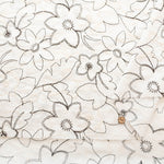Cotton 60 Lawn Double Lace Fabric - Flower - nomura tailor