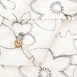 Cotton 60 Lawn Double Lace Fabric - Flower - nomura tailor