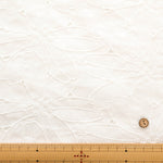 Cotton 60 Lawn All-over Lace Fabric - Flower - nomura tailor
