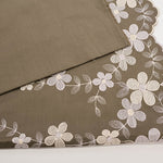 Cotton 60 Lawn Border Lace Fabric - Multicolor Flower - nomura tailor