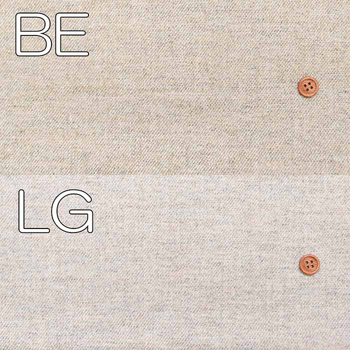 Bishu Washable 2-Way Stretch Tweed Twill Fabric - Plain - nomura tailor