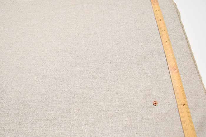 Bishu Washable 2-Way Stretch Tweed Twill Fabric - Plain - nomura tailor