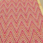 Cotton 60 Lawn Lace Fabric - Zigzag - nomura tailor