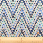 Cotton 60 Lawn Lace Fabric - Zigzag - nomura tailor
