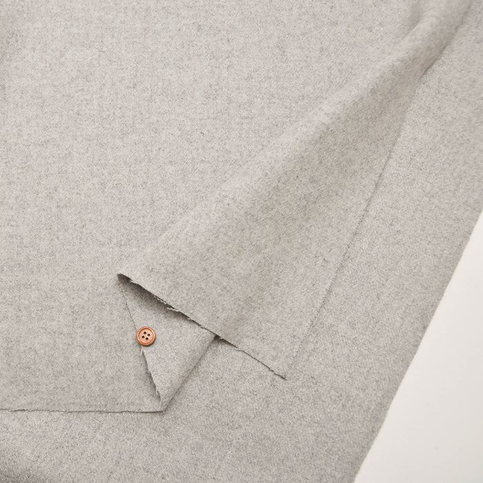 Bishu High-Count Melton Fabric - Plain - nomura tailor