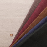Wool Loop Compressed Knit Fabric - Plain - nomura tailor