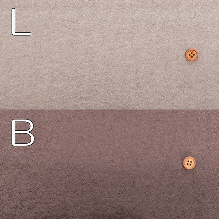 Wool Loop Compressed Knit Fabric - Plain - nomura tailor