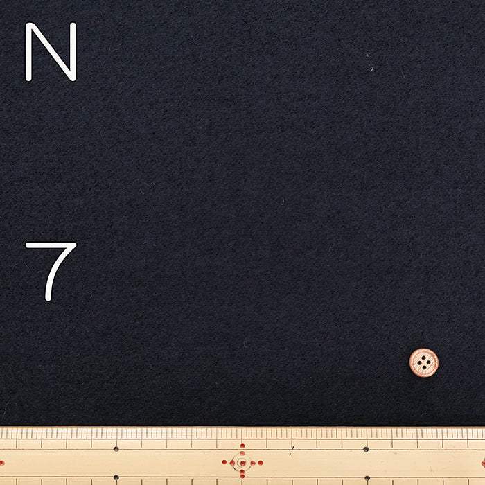 Wool Loop Compressed Knit Fabric - Plain - nomura tailor