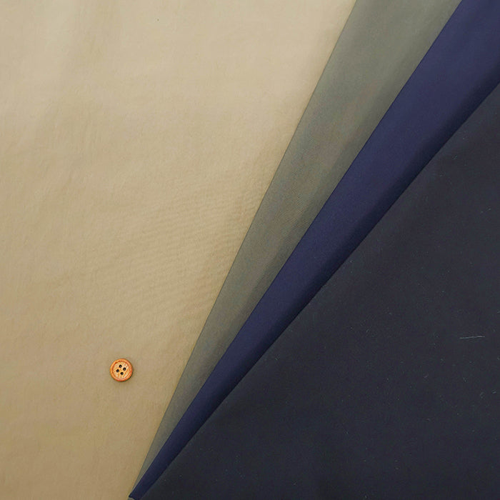 Water-Repellent, UV-Cut, Cool-Touch, Washable Vintage Nylon Fabric - Plain - nomura tailor