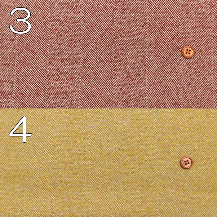 Wavy Herringbone Fabric - Solid Color - nomura tailor