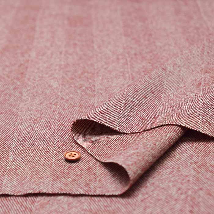 Wavy Herringbone Fabric - Solid Color - nomura tailor