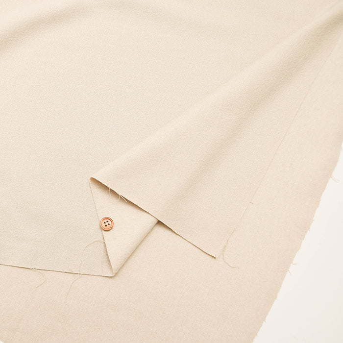 Press Warm Georgette Fabric - Moisture-Absorbing and Heat-Generating with Brushed Back - nomura tailor