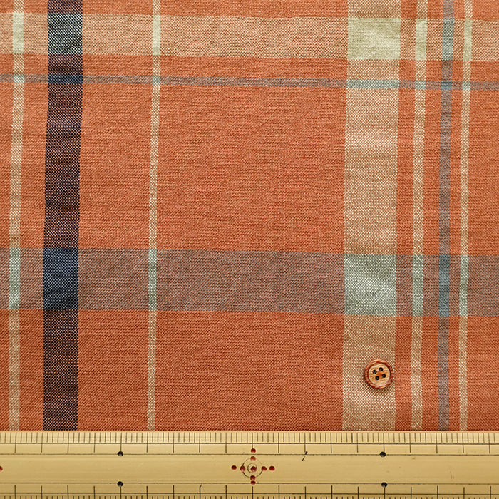 T/R Big Check Fabric - nomura tailor