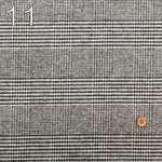 Bishu Washable Tweed Fabric - Glen Check - nomura tailor