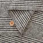 Bishu Washable Tweed Fabric - Glen Check - nomura tailor