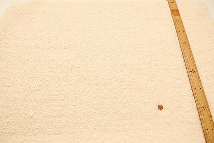 Polyester Bumpy Texture Check Fabric - Plain - nomura tailor