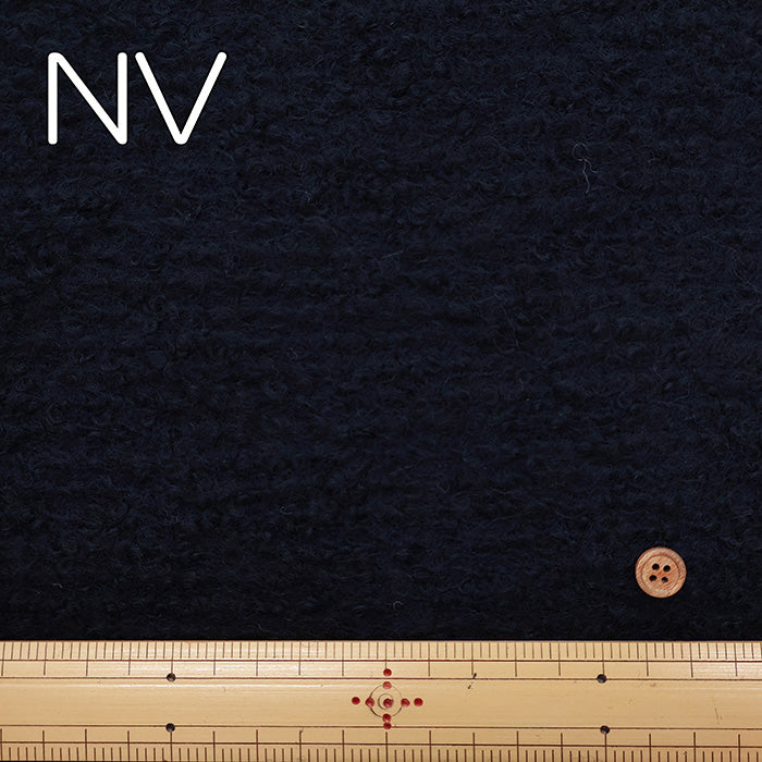 Slub Loop Inlay Fabric - Plain - nomura tailor
