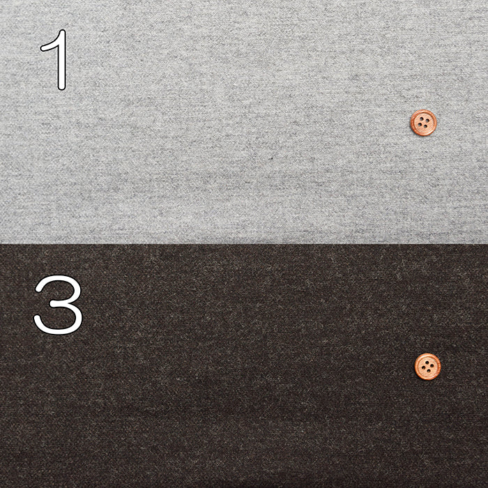 Cashmere Blend Washable Flannel Fabric - Plain - nomura tailor