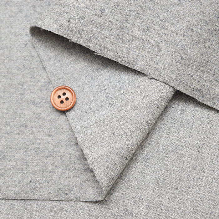 Cashmere Blend Washable Flannel Fabric - Plain - nomura tailor