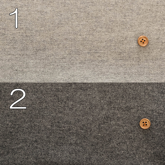 Cashmere Blend Washable Flannel Fabric - Plain - nomura tailor