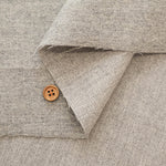 Cashmere Blend Washable Flannel Fabric - Plain - nomura tailor