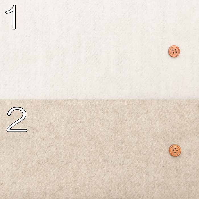 Bishu Rewool Light Shaggy Fabric - Plain - nomura tailor