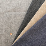 Wool × Linen Herringbone Beaver Fabric - nomura tailor
