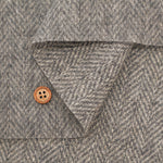 Wool × Linen Herringbone Beaver Fabric - nomura tailor