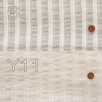 Silk-blend Washer Fabric - Striped - nomura tailor