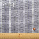 Silk-blend Washer Fabric - Striped - nomura tailor