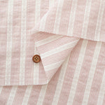 Silk-blend Washer Fabric - Striped - nomura tailor