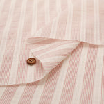 Silk-blend Washer Fabric - Striped - nomura tailor