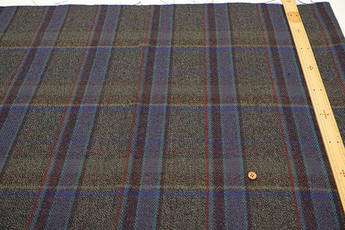 Wool Check Fabric - nomura tailor