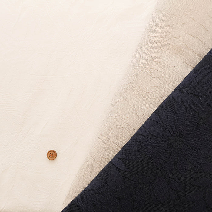 T/C Jacquard Stretch Fabric - Botanical - nomura tailor
