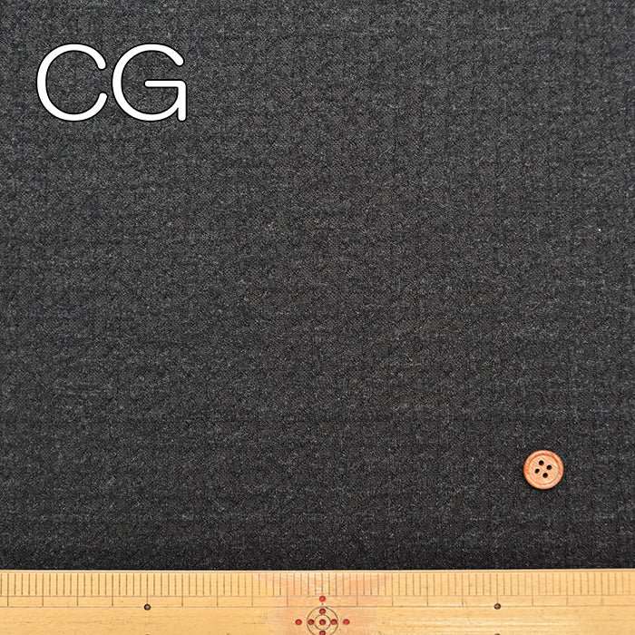 Polyester Flocked Jacquard Fabric - Houndstooth - nomura tailor