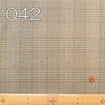 Polyester Wool-Like Fabric - Glen Check - nomura tailor