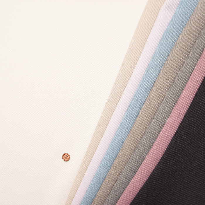Washable Soft Touch Wool-Like Calze Fabric - Solid Color - nomura tailor