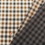 Polyester Wool-Like Fabric - Block Check - nomura tailor