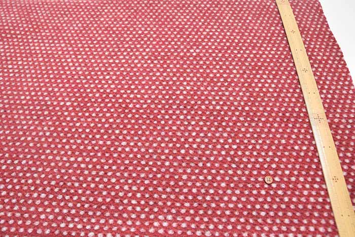 Made in Italy Polyester Sliver Jacquard Fabric - Polka Dot - nomura tailor